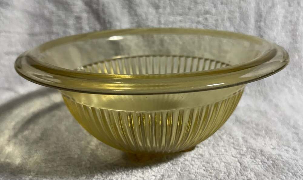 Federal Glass Golden Glow Depression Glass Bowl